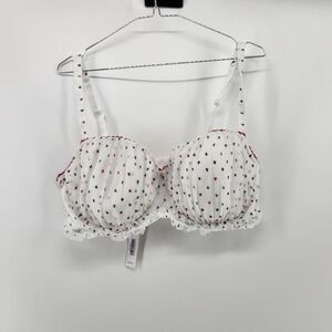 Adore Me Women's White 40DD White Print Susie Contour Bra NWT